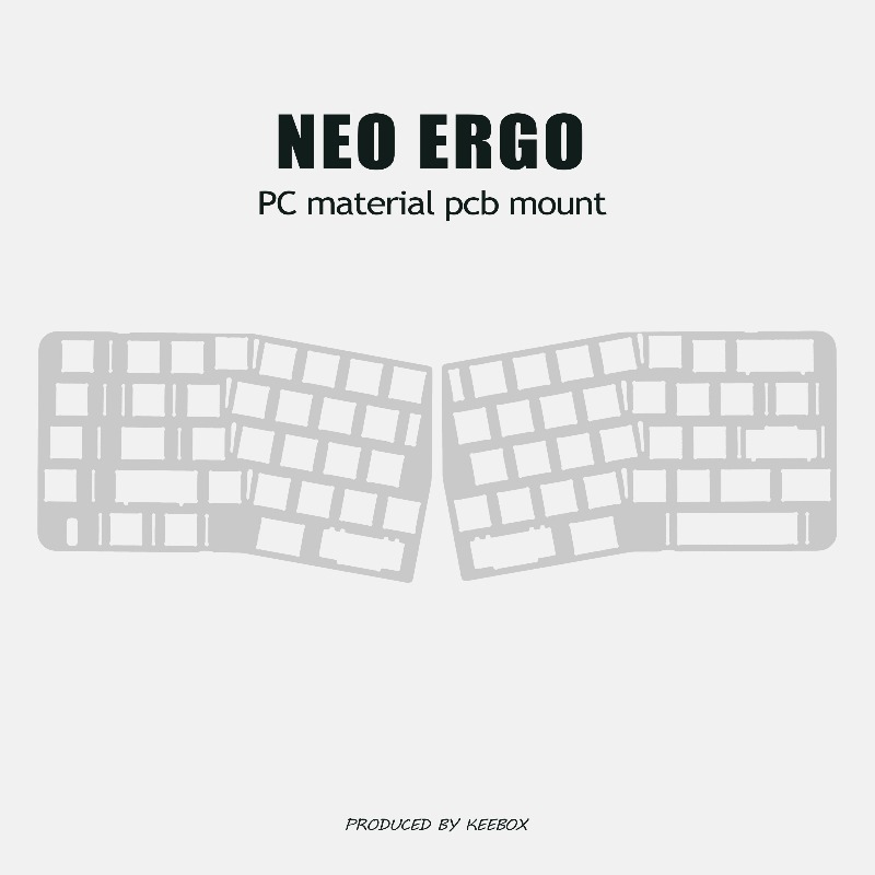 Crepe Pan Carbon - ネオエルゴキーボードポジショニングプレートカスタマイズされたアルミニウム PP PC カーボンファイバープレートゲームオフィスメカニカルキーボードアクセサリー DIY