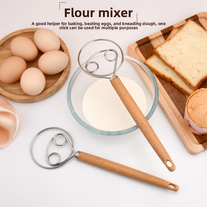 プラスチックハンドル付きdanish生地泡立て器、鍋調理用ド - Danish Pancake Pan のレビューと価格
