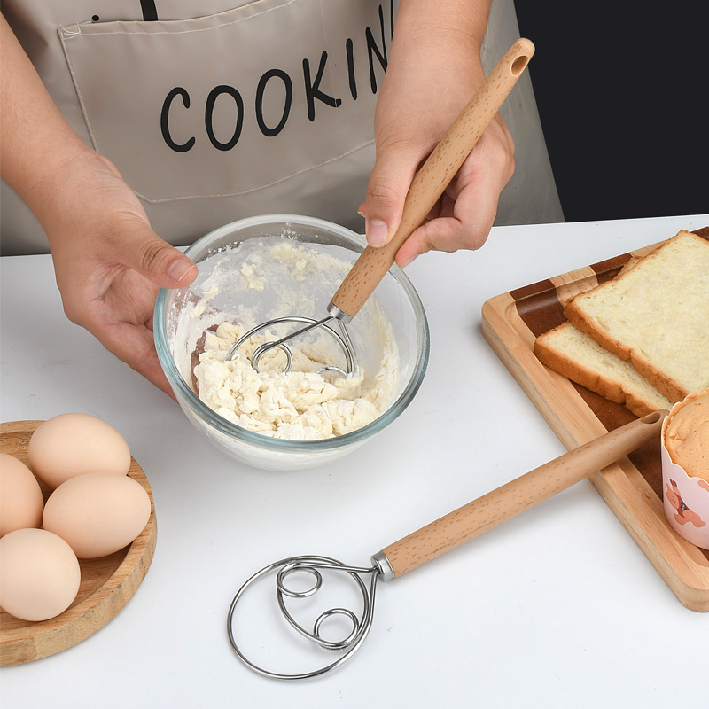 プラスチックハンドル付きdanish生地泡立て器、鍋調理用ド - Danish Pancake Pan のレビューと価格