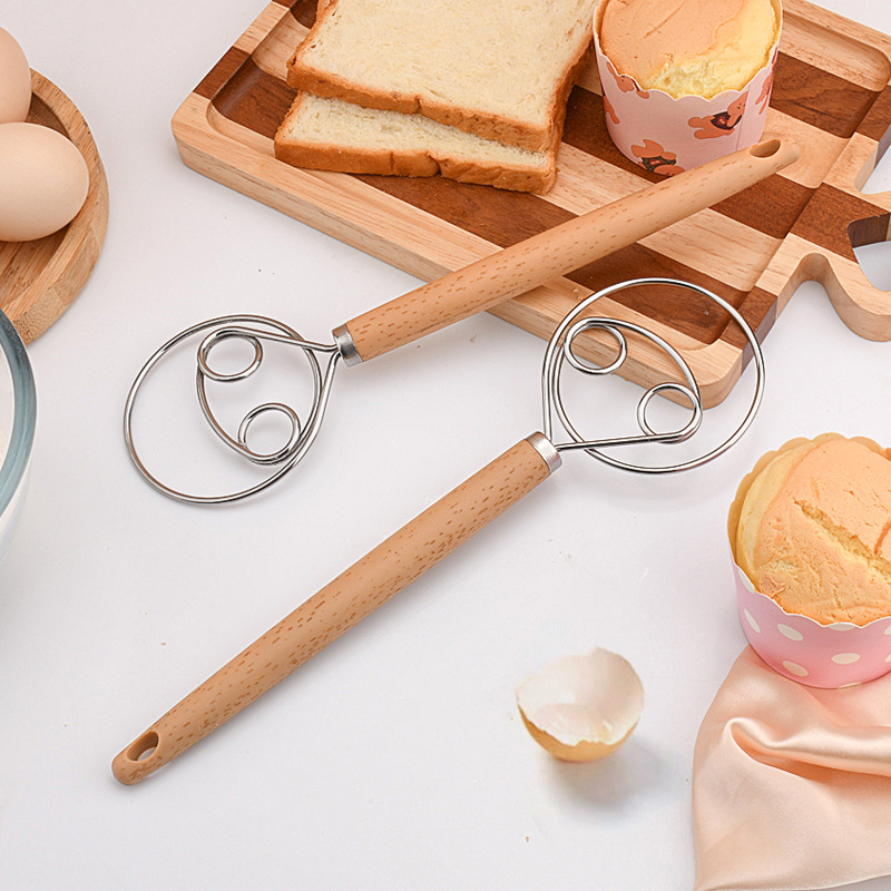 プラスチックハンドル付きdanish生地泡立て器、鍋調理用ド - Danish Pancake Pan のレビューと価格