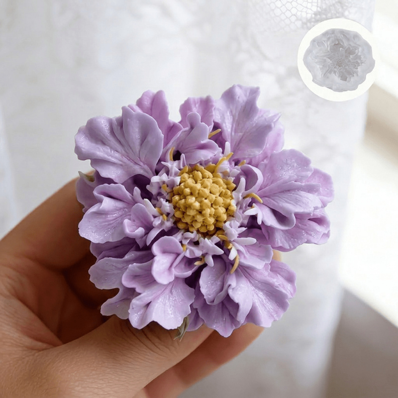 1つの夢のような青い鉢植えの花のシリコンモールド、DIYアー - Potsticker Mold のレビューと価格